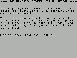 Advanced Death Simulator (1998)(CSSCGC)
